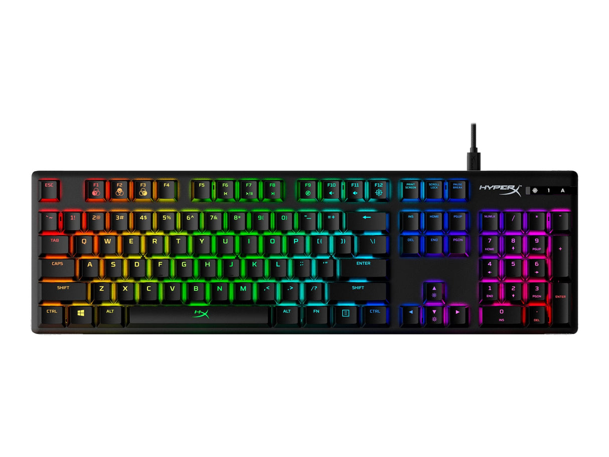 HyperX Alloy Origins Tangentbord Mekanisk RGB/16,7 Miljoner Färger Kabel USA