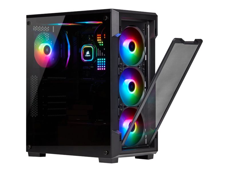 CORSAIR iCUE 220T RGB Airflow Tower ATX Svart