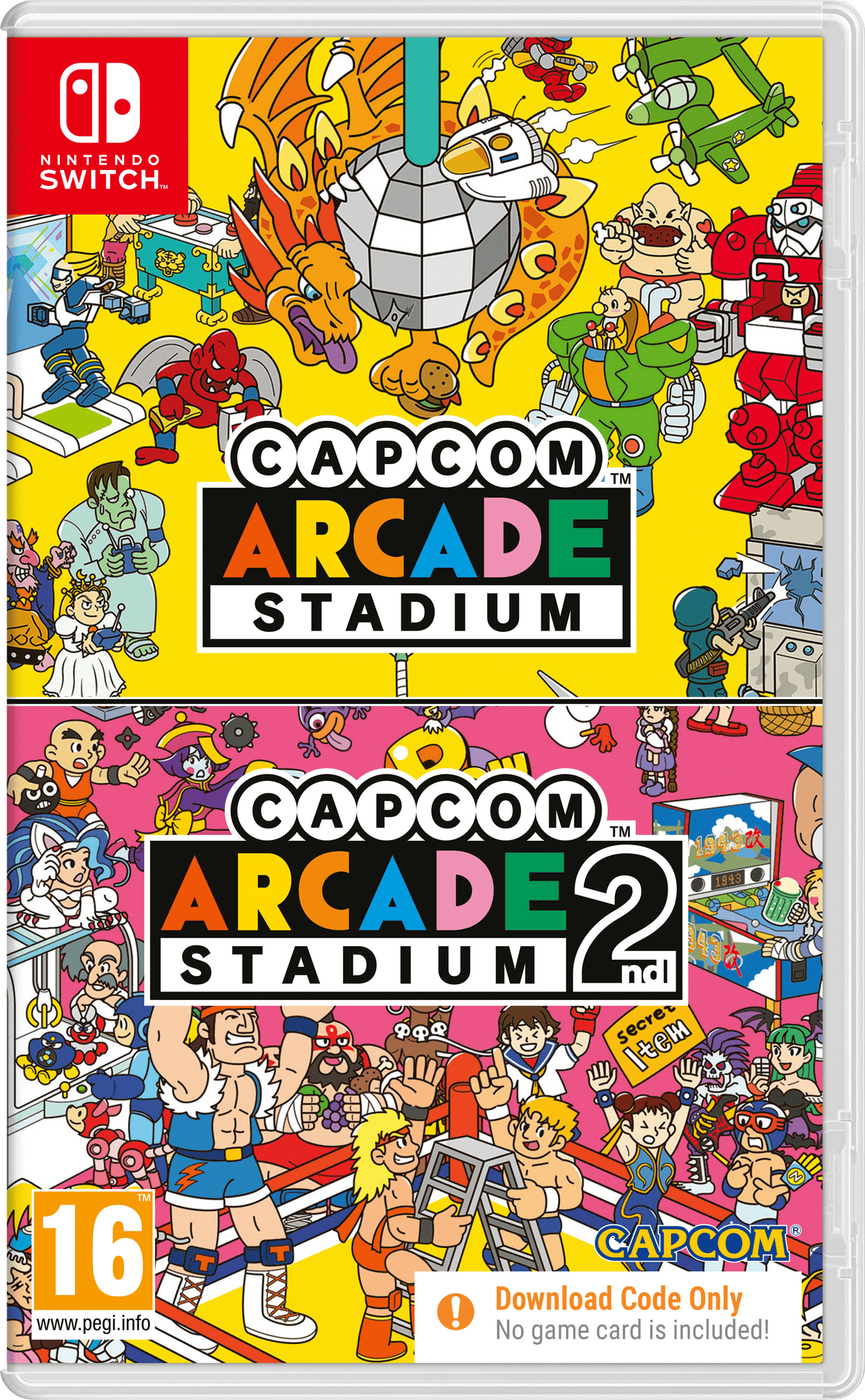 Capcom Arcade Stadium 1 and 2 (Code in a box) – emballage
