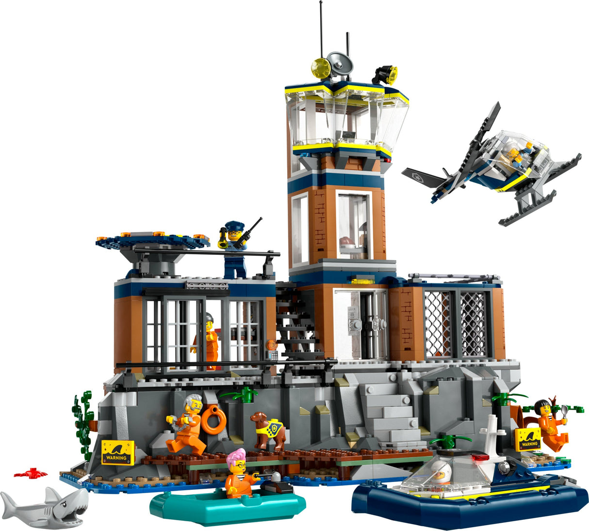 LEGO 60419 City Prison Island Police Station Construction Leksaksväska