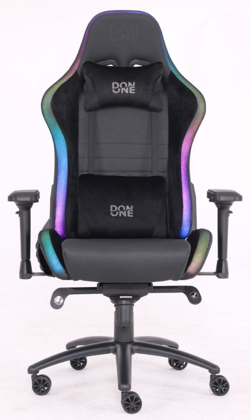 DON ONE - Valentino SUPER - RGB Gamer Stol Med Ljus
