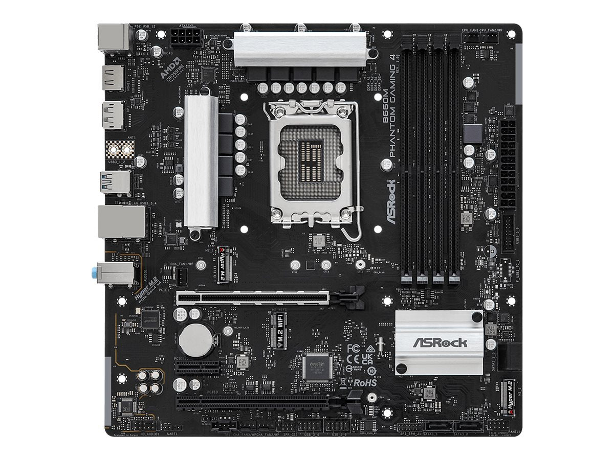 ASRock B660M Phantom Gaming 4 Micro-ATX LGA1700 Intel B660