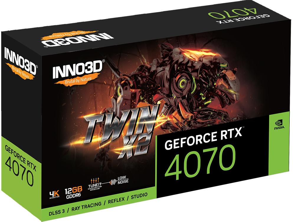 INNO3D GeForce RTX 4070 Twin X2 12GB GDDR6