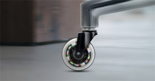 Deltaco Gaming RGB Caster Gaming Stol