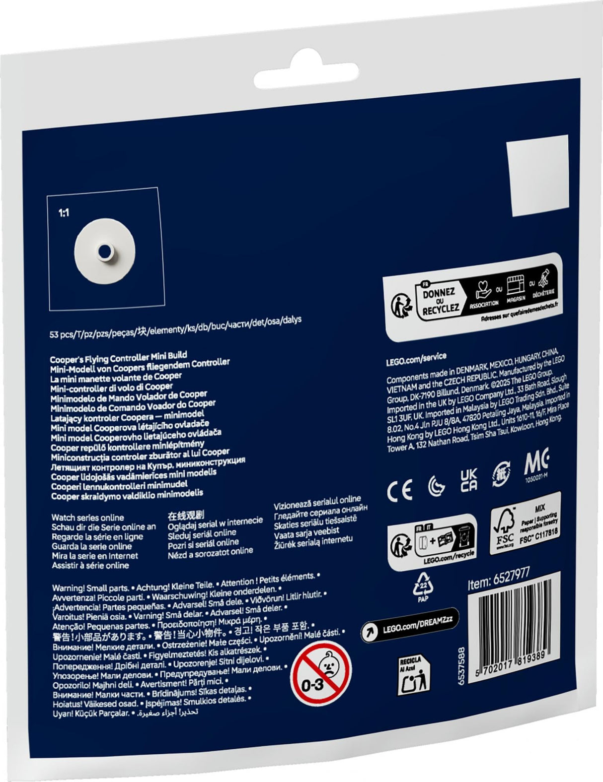 LEGO 30698 DREAMZzz Mini Model of Cooper's Flying Controller LEGO