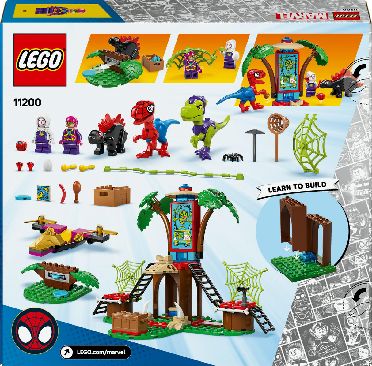 LEGO 11200 Marvel Spidey and his Super Friends Showdown at the Treehouse: Spidey-Rex vs. Gobby Raptor LEGO