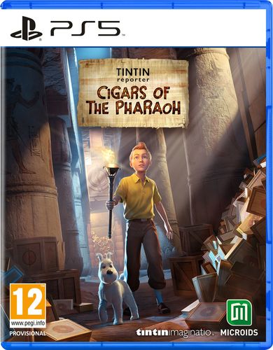 Tintin Reporter Cigars of the Pharaoh - PS5 - omslag