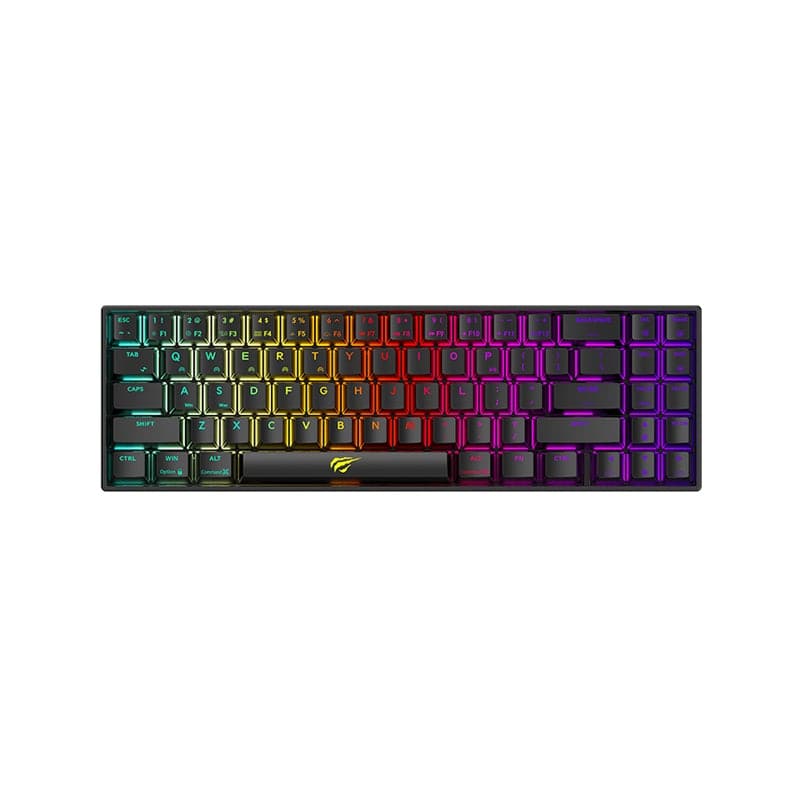 Havit KB496L Svart 65 % Speltangentbord RGB