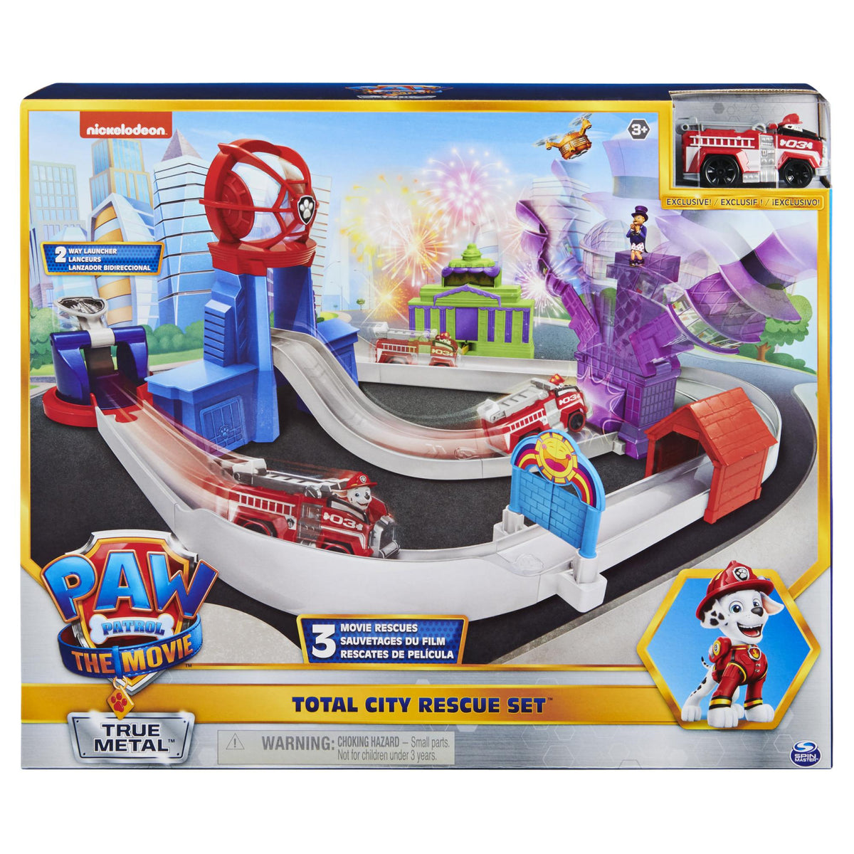 Paw Patrol True Metal Adventure City – redningslegesæt – produktbillede 3