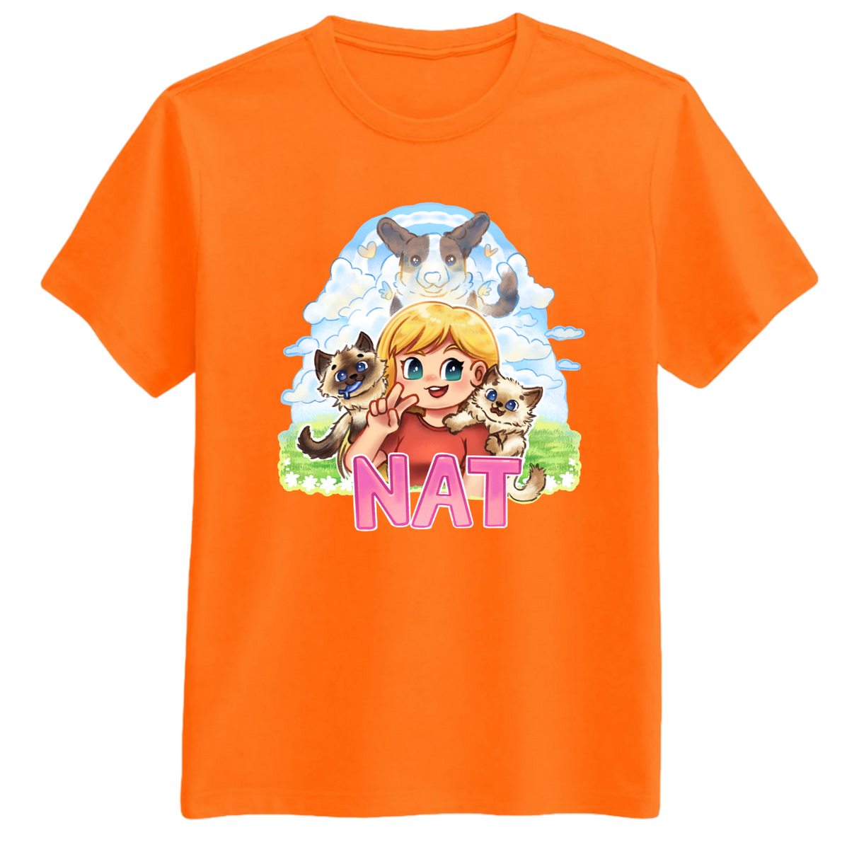 Nat Kæledyr Tee Nat