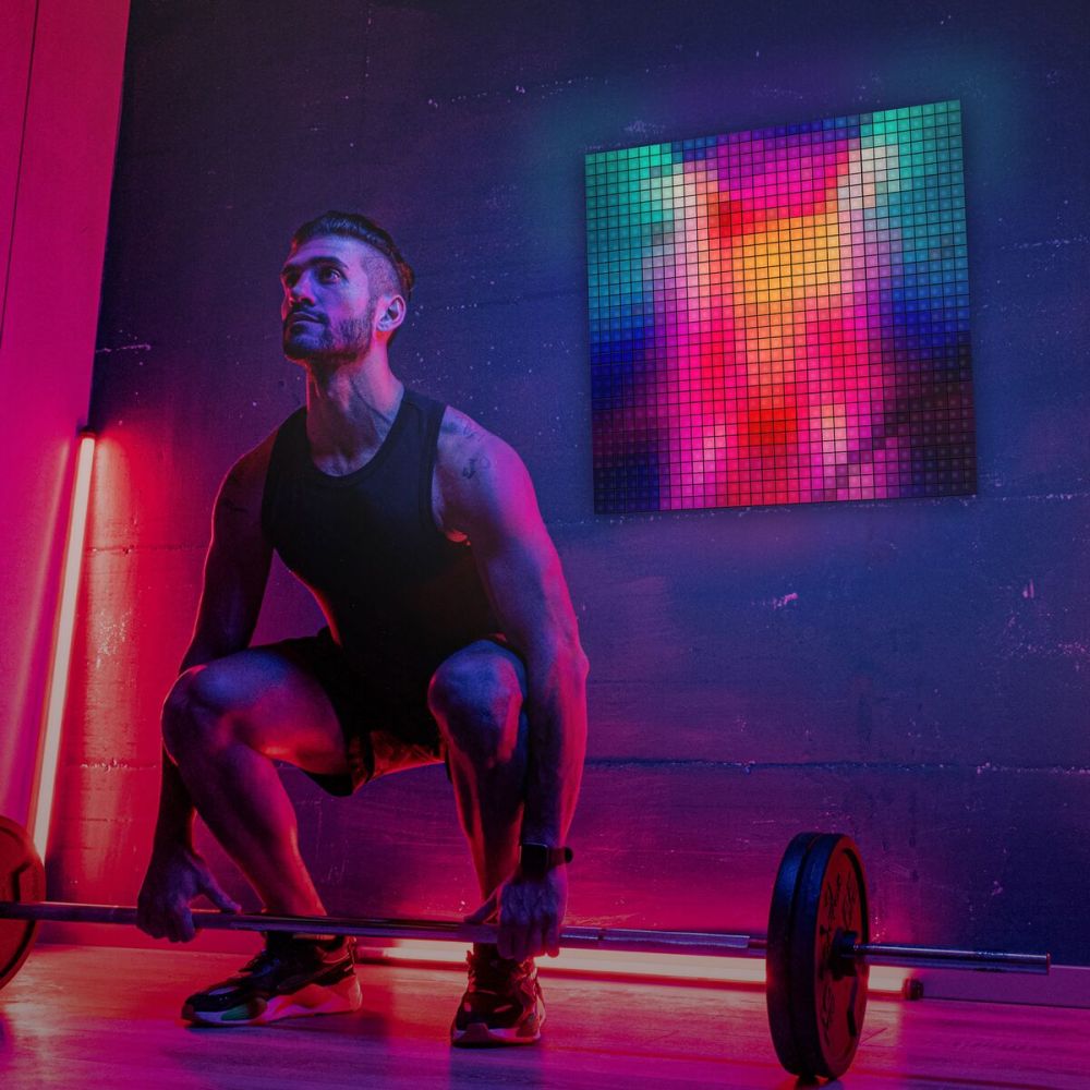 Twinkly Squares 3-pack Light Panel Expansionspaket RGB - 16x16 Cm 64LED