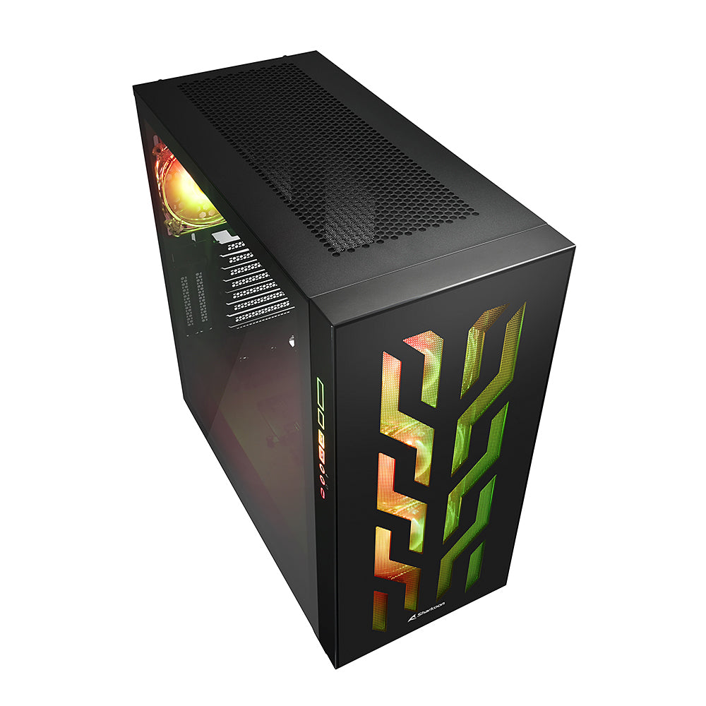 Sharkoon ELITE SHARK CA300T, big tower case (black, 2x tempered glass) Sharkoon