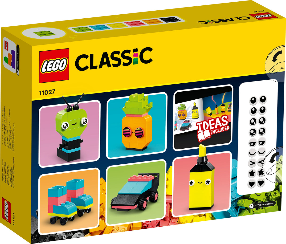 LEGO 11027 Classic Neon Creative Building Kit Byggleksak