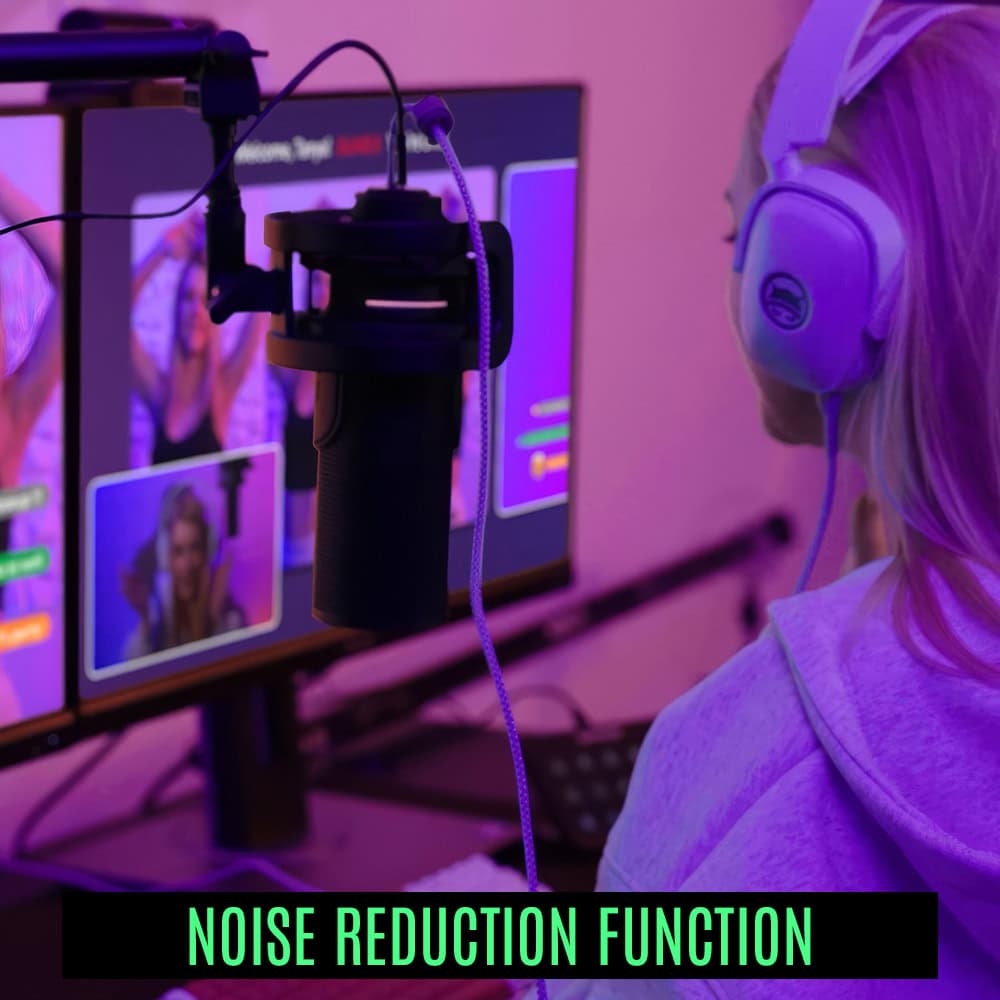 Streamplify MIC Pro, RGB, Stativ, Svart