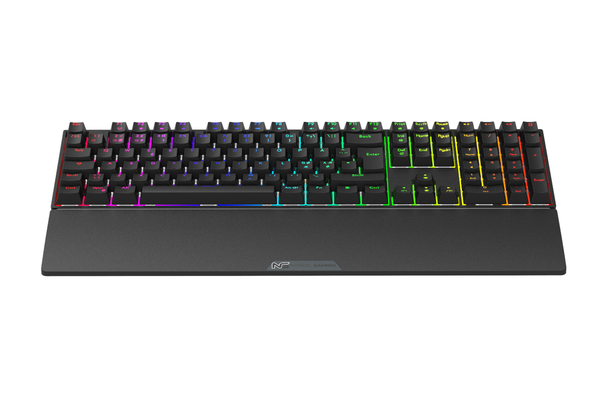 Nordic Gaming Operator Tangentbord Mekaniskt RGB/16,8 Miljoner Färger