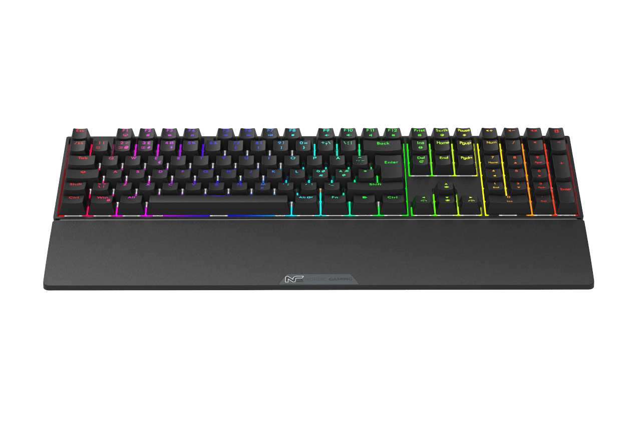Nordic Gaming Operator Tangentbord Mekaniskt RGB/16,8 Miljoner Färger