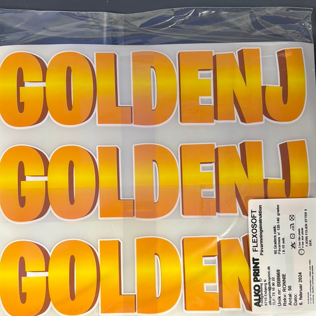 GoldenJ Print - Stort