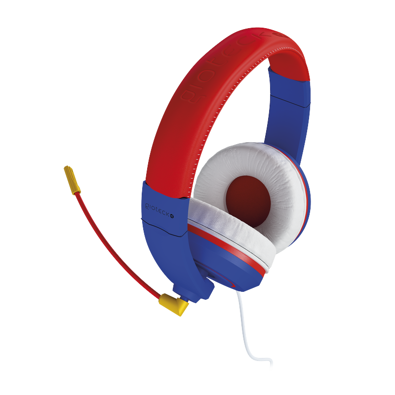 Gioteck XH-100S Trådbundet Stereoheadset (blått/rött)