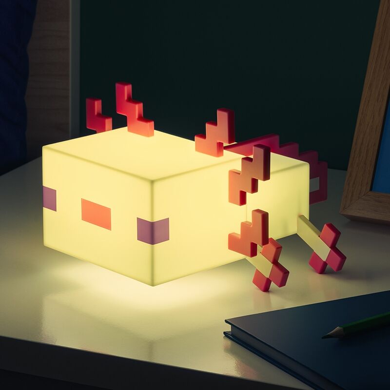 Minecraft Axolotl Light 13cm
