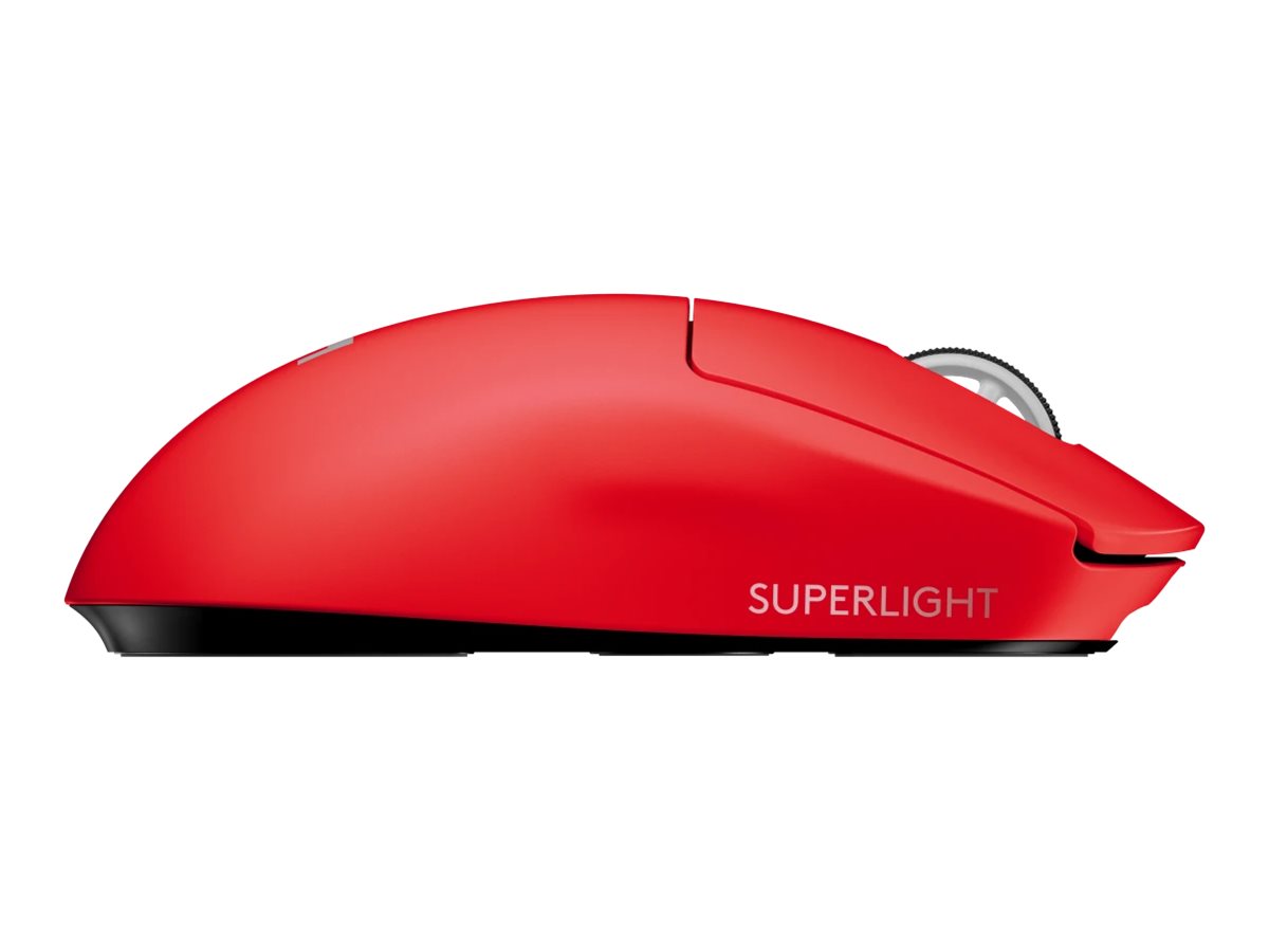 Logitech - PRO X SUPERLIGHT Trådlös Spelmus - RÖD