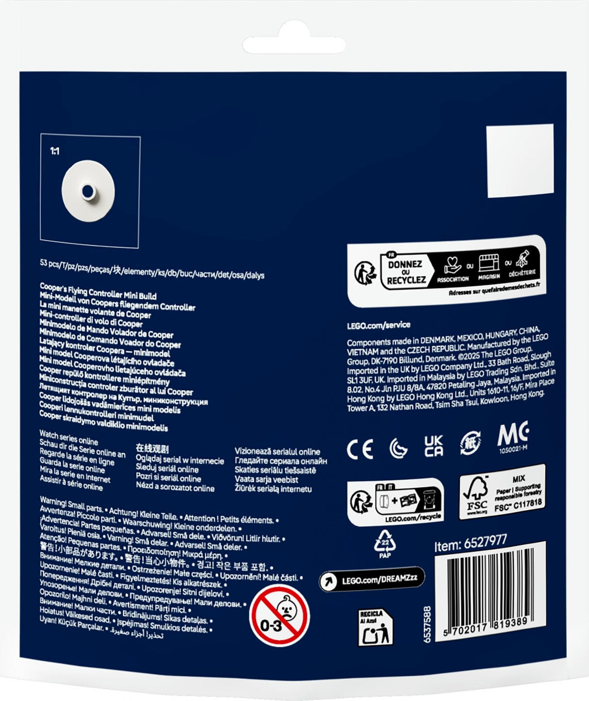 LEGO 30698 DREAMZzz Mini Model of Cooper's Flying Controller LEGO