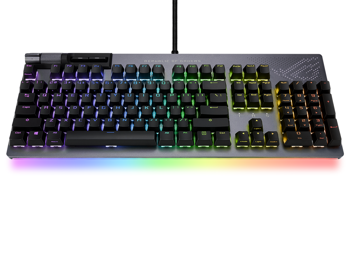 ASUS ROG Strix FLARE II ANIMATE PBT Gaming Tangentbord (NX Red Switches)