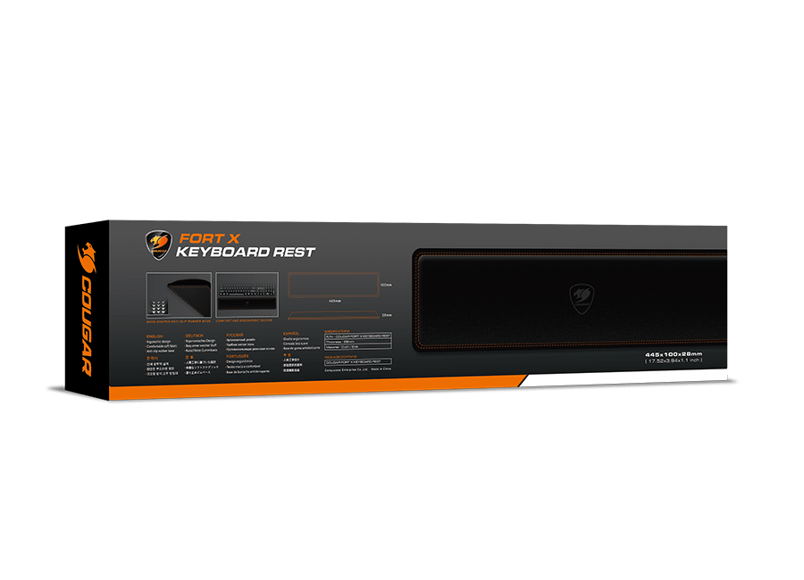 Cougar FORT X Keyboard Palm Rest - Handledsstöd för tangentbord