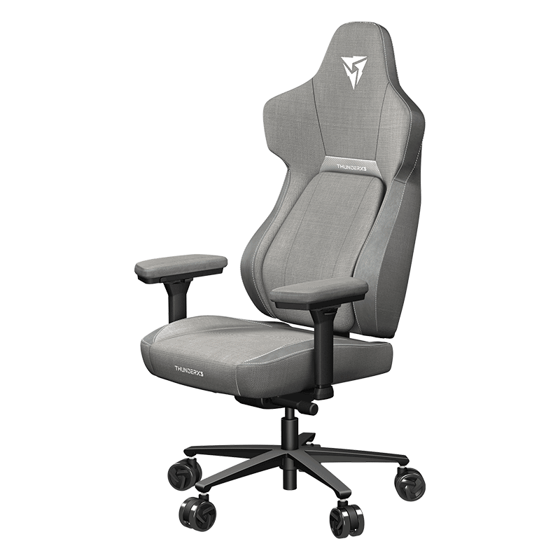 ThunderX3 CORE Loft Grey- CORE.RDY 360 Svankstöd, Synkron Lutning, Fotstöd, 150 Kg Max, 4d