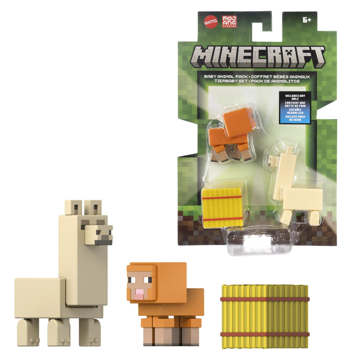 Minecraft - Biombyggen - 8 cm - Djurungepaket