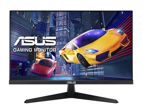 ASUS VY249HGR set forfra med spil på skærmen
