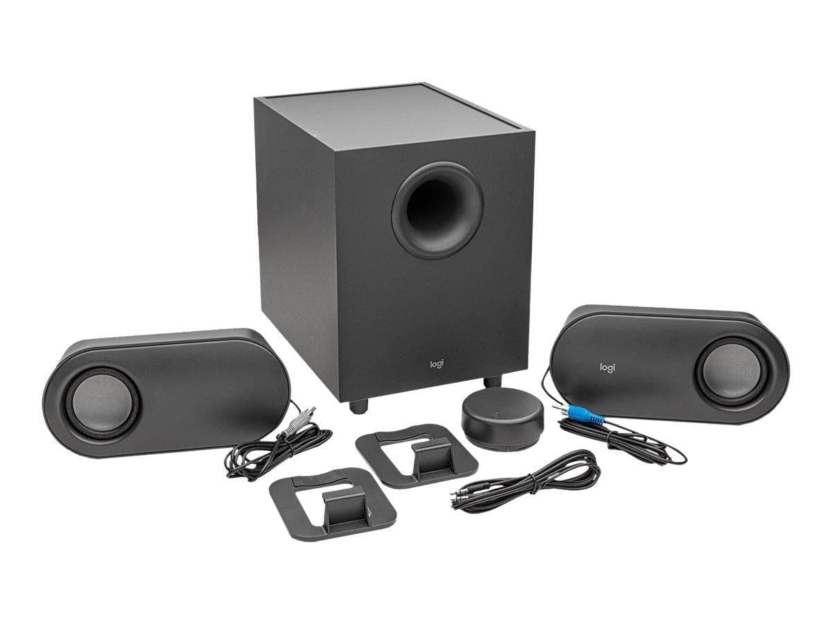 Logitech - Z407 Datorhögtalare Med Subwoofer Och Bluetooth-anslutning - Grafit
