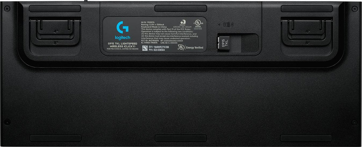 Logitech - G915 TKL Tenkeyless Linjär Nordisk