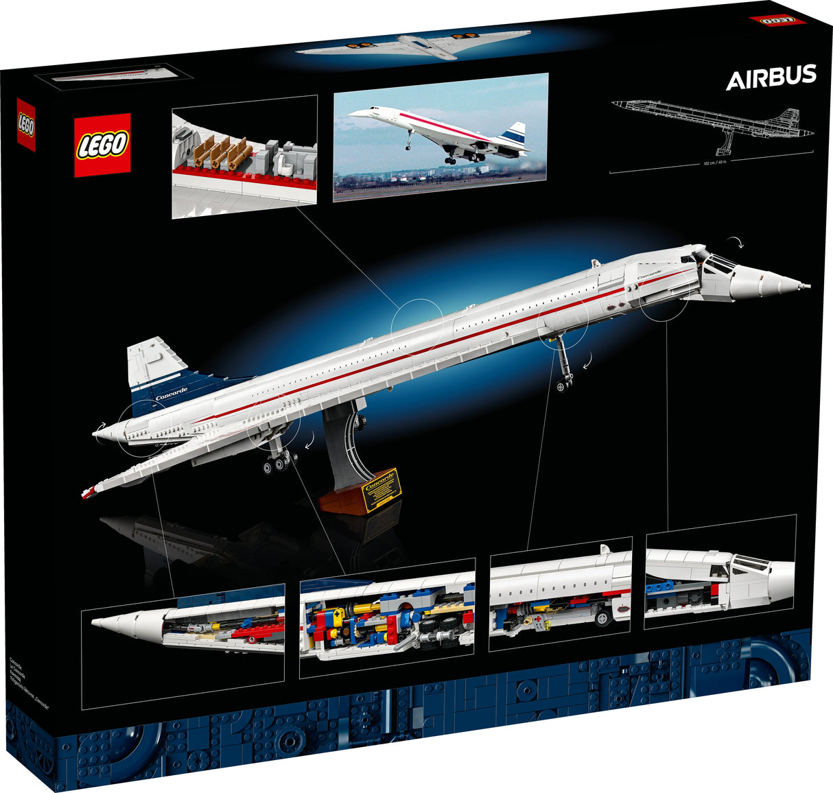 LEGO 10318 Icons Concorde, Byggleksaksväska