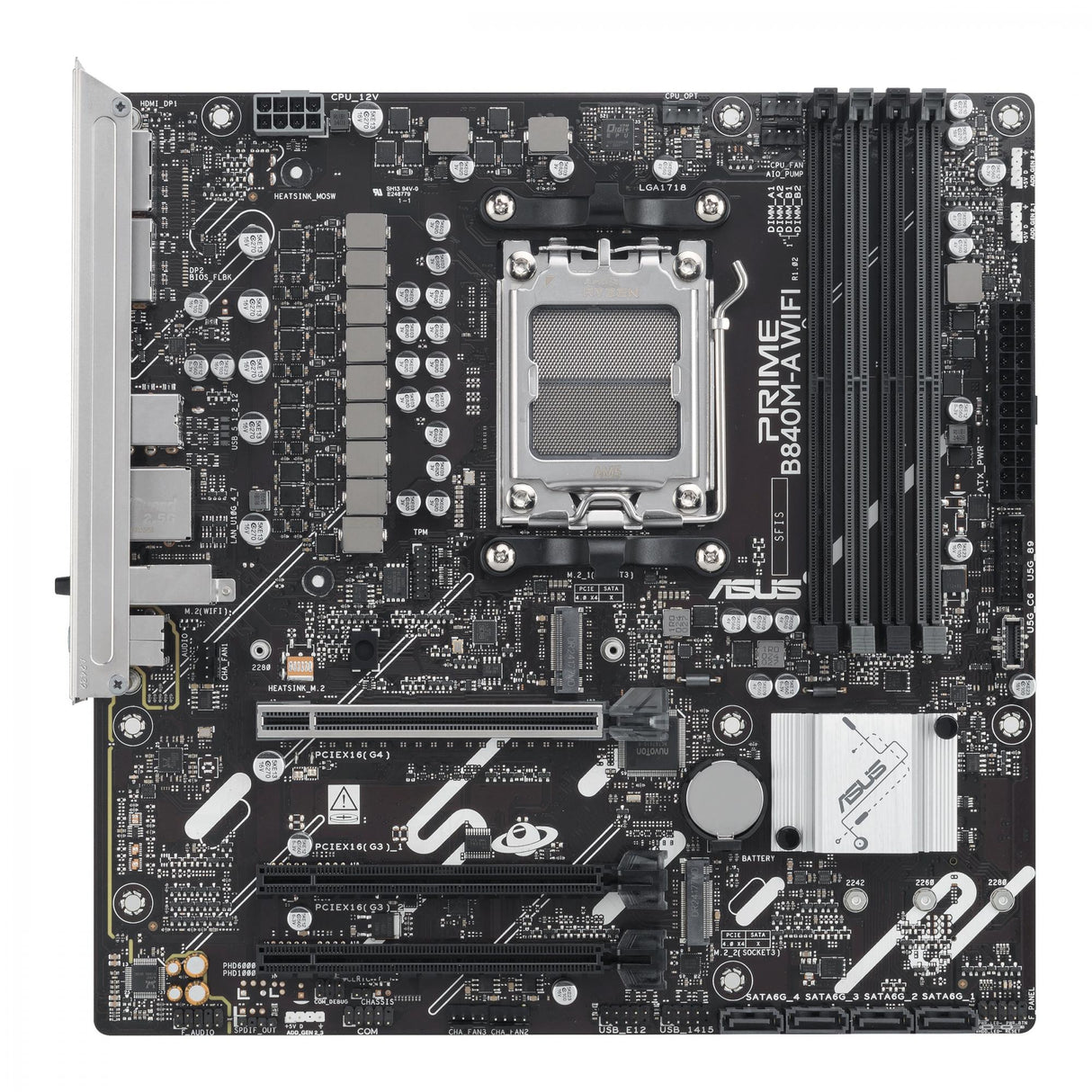 ASUS PRIME B840M-A WIFI (mATX, B840, AM5)