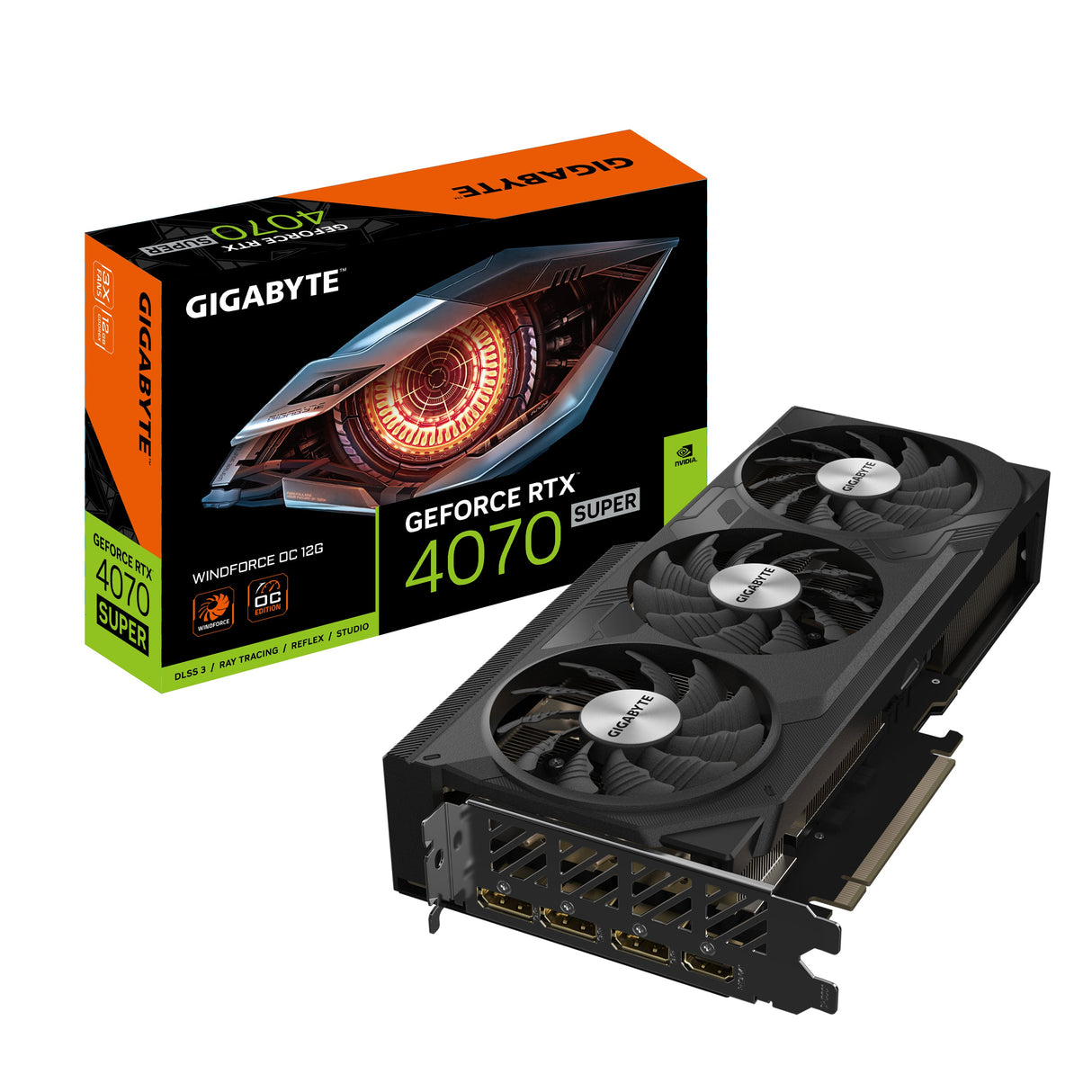 Gigabyte GeForce RTX 4070 SUPER WINDFORCE OC 12GB