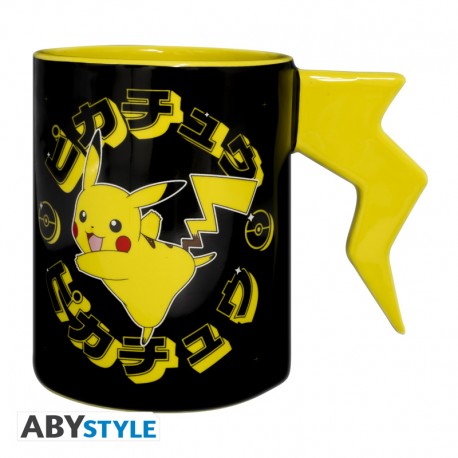 POKEMON - Cup 3D Handle - Pikachu Lightening Bolt