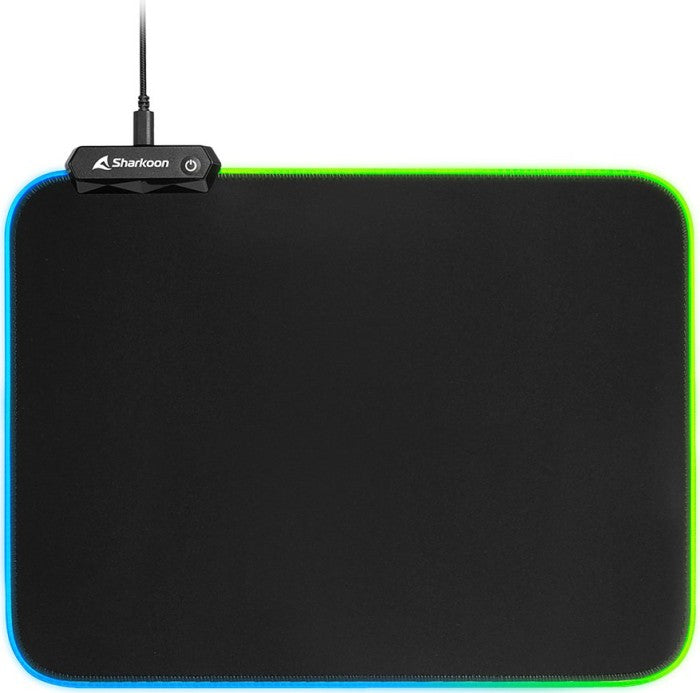 Sharkoon 1337 RGB V2 Gaming Mat 360, gaming mouse pad (black) Sharkoon