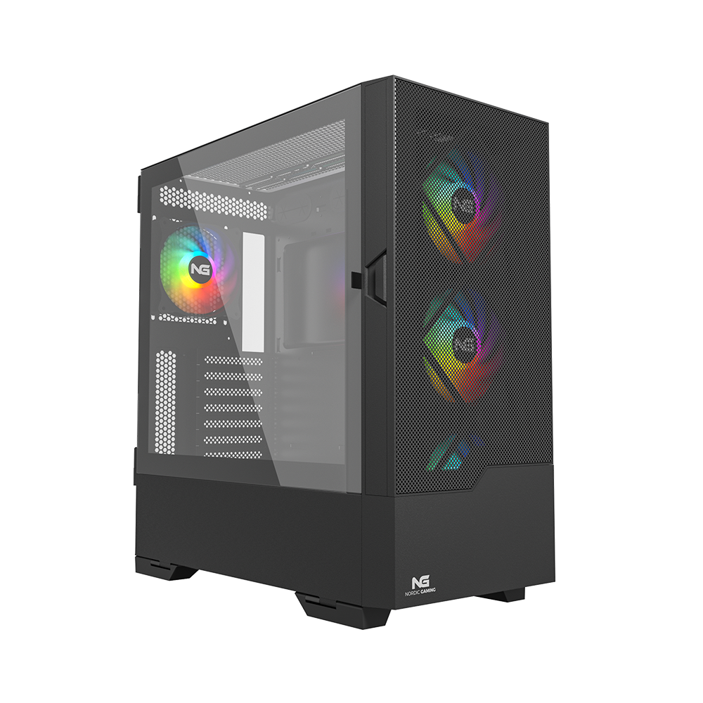 Nordic Gaming Munin RGB Tower ATX - Svart