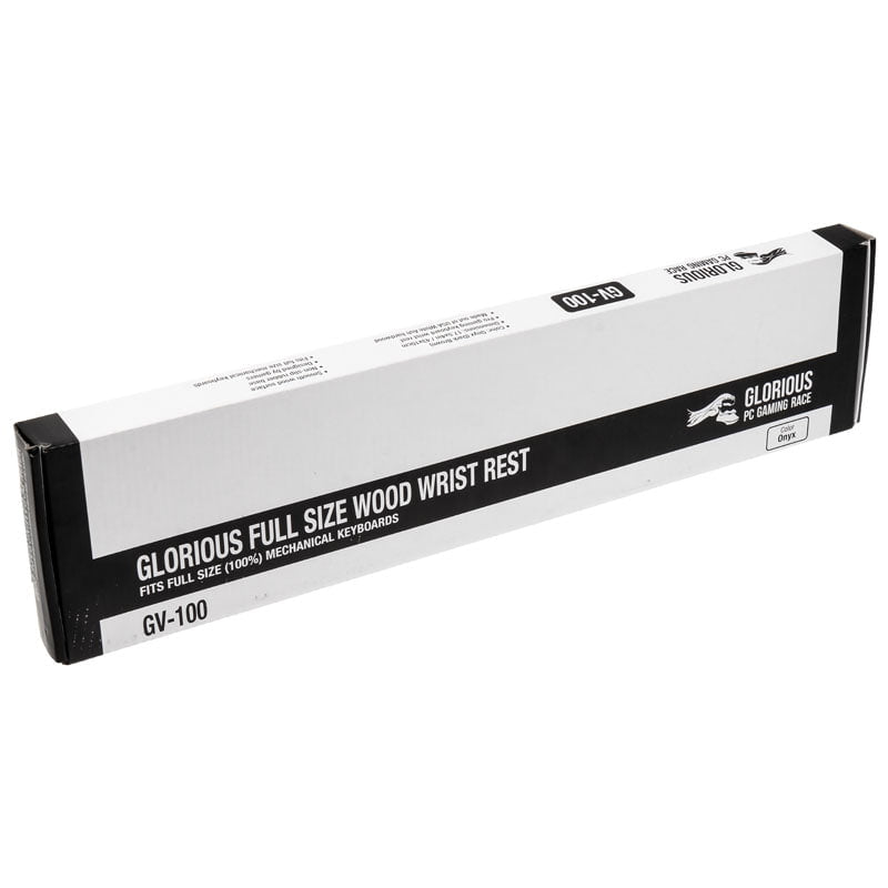 Glorious - Trähandledsstöd för tangentbord - Full Size, Golden Oak