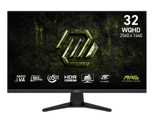 MSI MAG 325QFDE E18V – 31,5″ gamingskærm, 2560 × 1440, 180 Hz – skærmens egenskaber