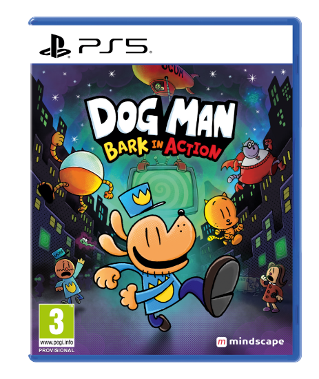 Dog Man: Bark in Action – PlayStation 5 – spilomslag