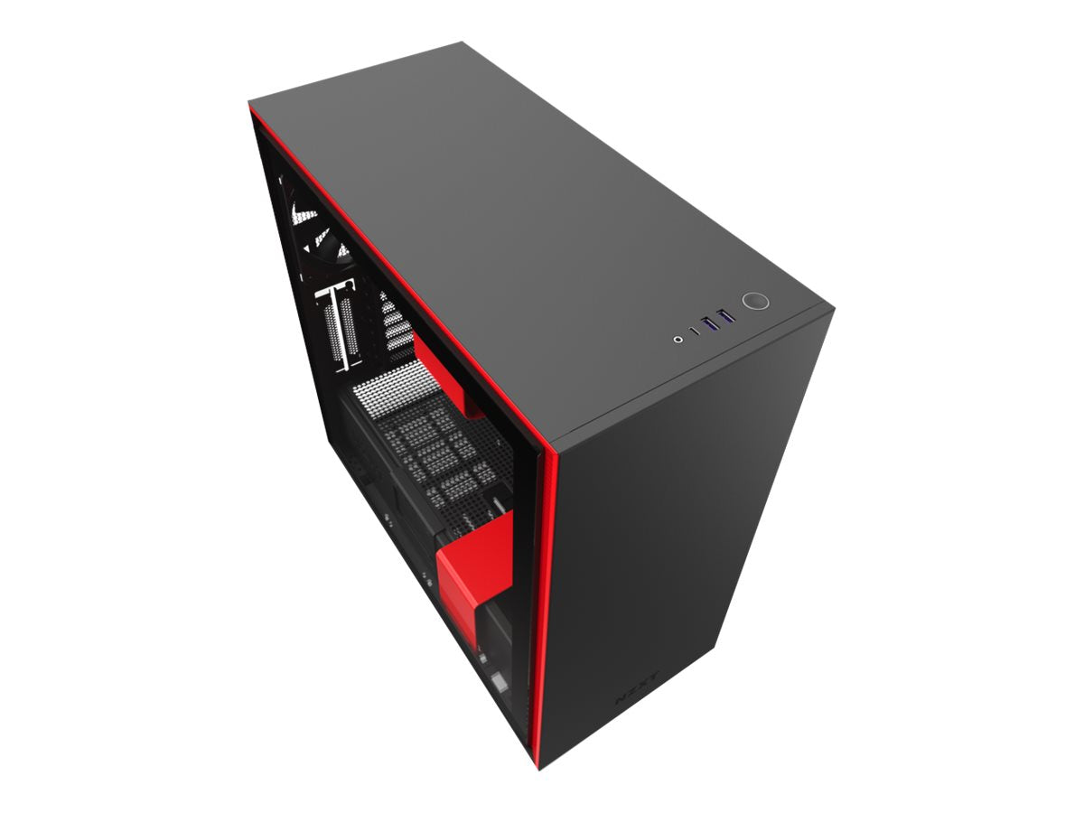 NZXT H-serien H710 Tower Extended ATX Svart Röd