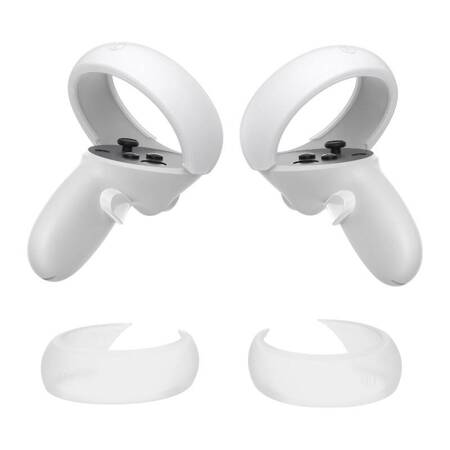 Controller Skyddskåpa Kiwi Design Q26-2.1 För Meta Quest 2 White