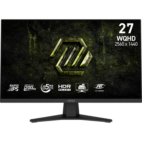 MSI MAG 274QF E20 – 27″ WQHD Rapid IPS-skærm, 200 Hz – skærmens egenskaber