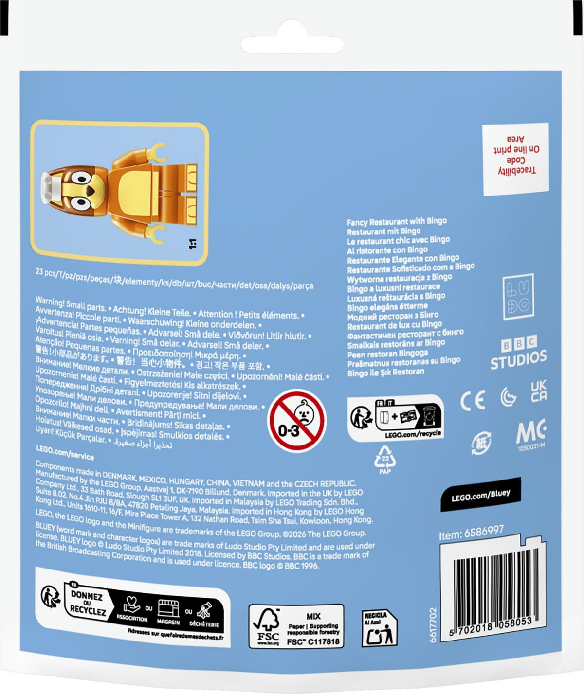 LEGO 30713 Bluey Restaurant with Bingo (Polybag) LEGO