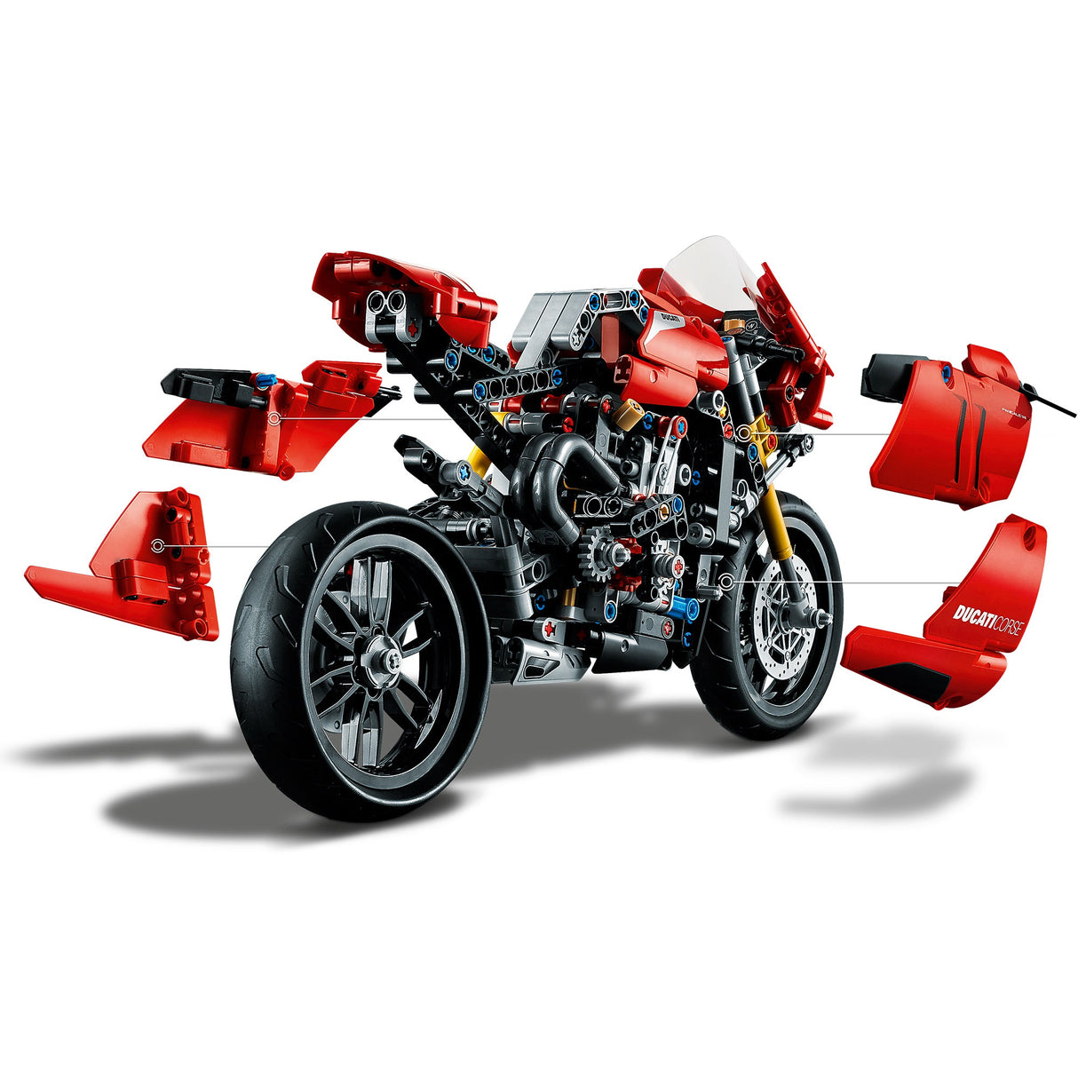 LEGO 42107 Technic Ducati Panigale V4 R, Byggleksakssaxfodral