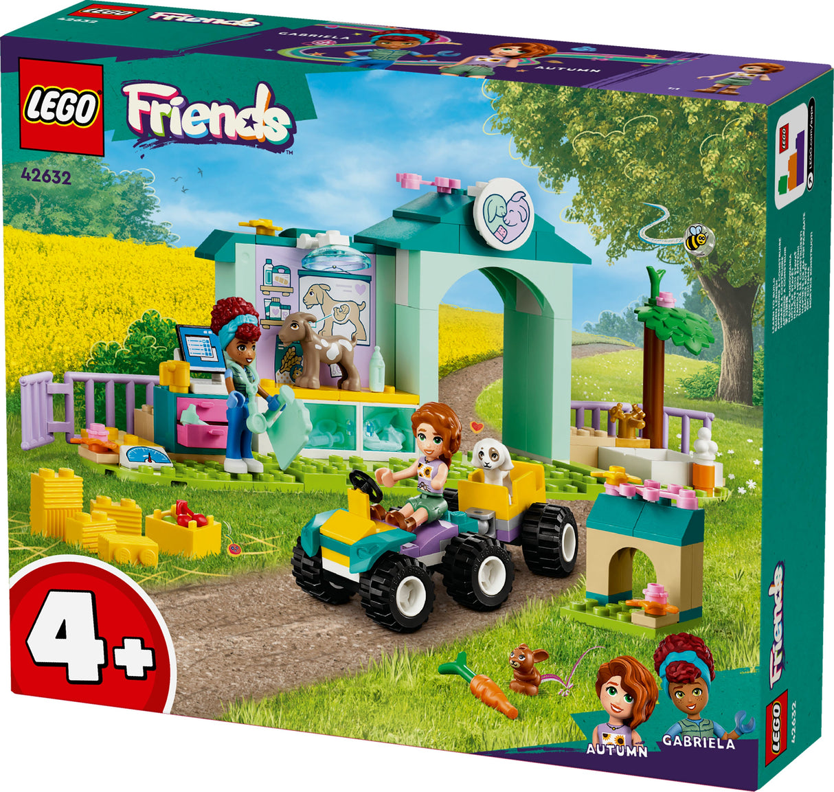 LEGO 42632 Friends Farm Animal Clinic Byggleksak