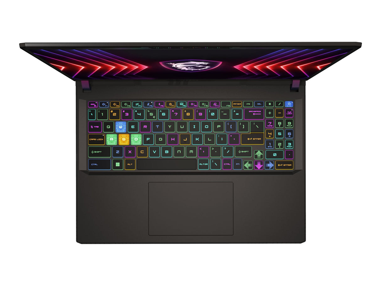 MSI Vector 16 HX A13VHG-423NEU 16 I9-13980HX 16GB 1TB NVIDIA GeForce RTX 4080 / Intel UHD-grafik Windows 11 Home