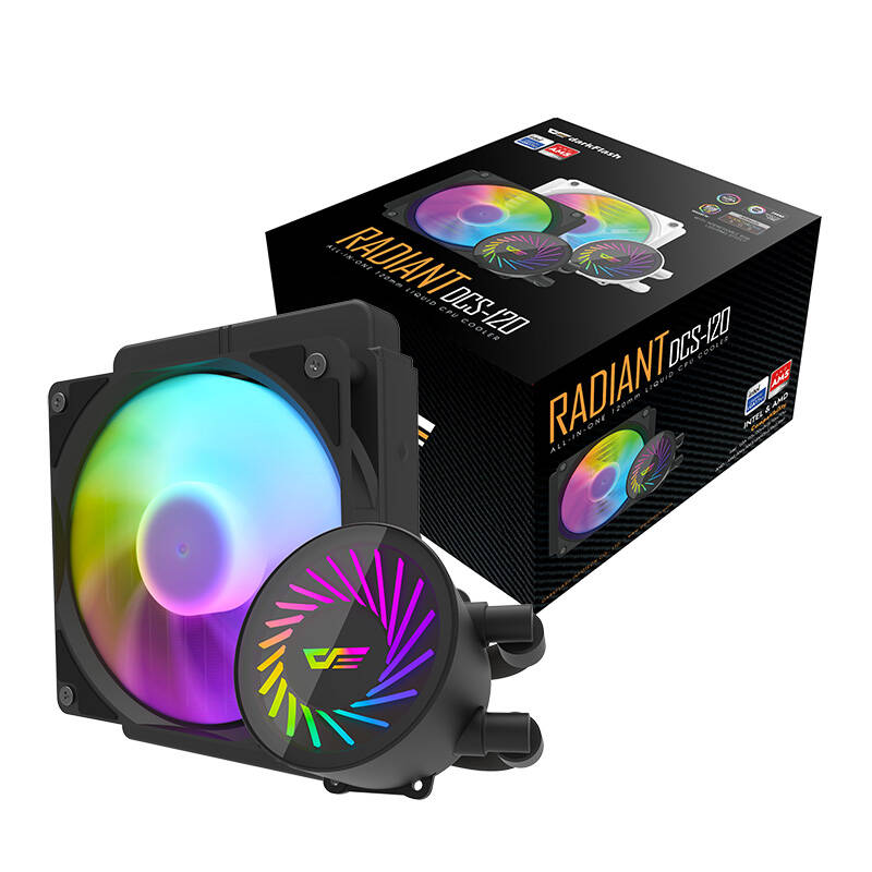 Darkflash DCS120 CPU Flytande Kylning (svart)