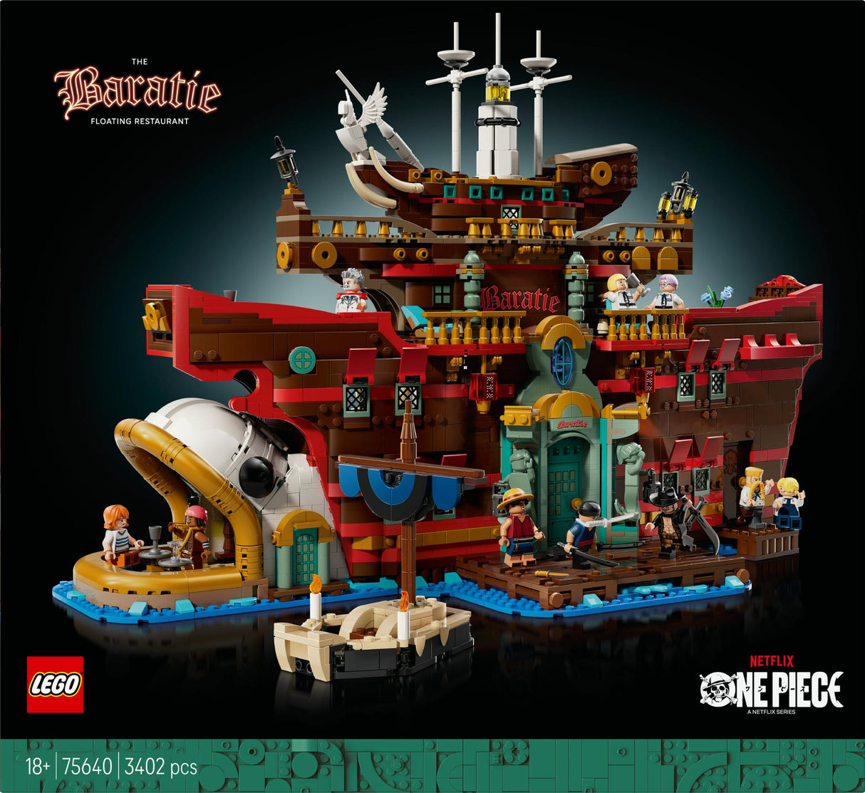 LEGO - ONE PIECE - The Baratie Floating Restaurant (75640) LEGO